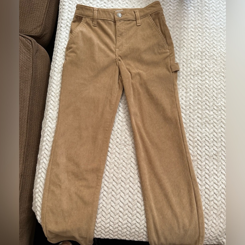 RSQ- Girls Tan Corduroy Pants- size 8